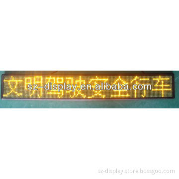 popular 5 & 6mm pixel pitch bus taxi top LED Display